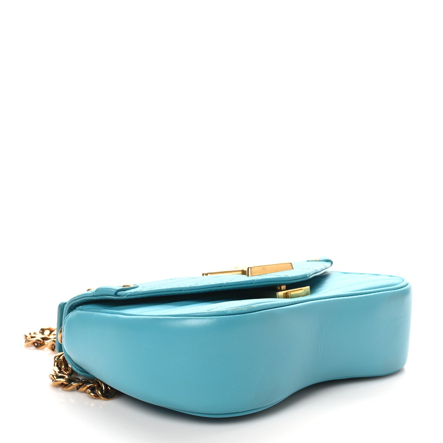 Calfskin New Wave Chain PM Malibu Green