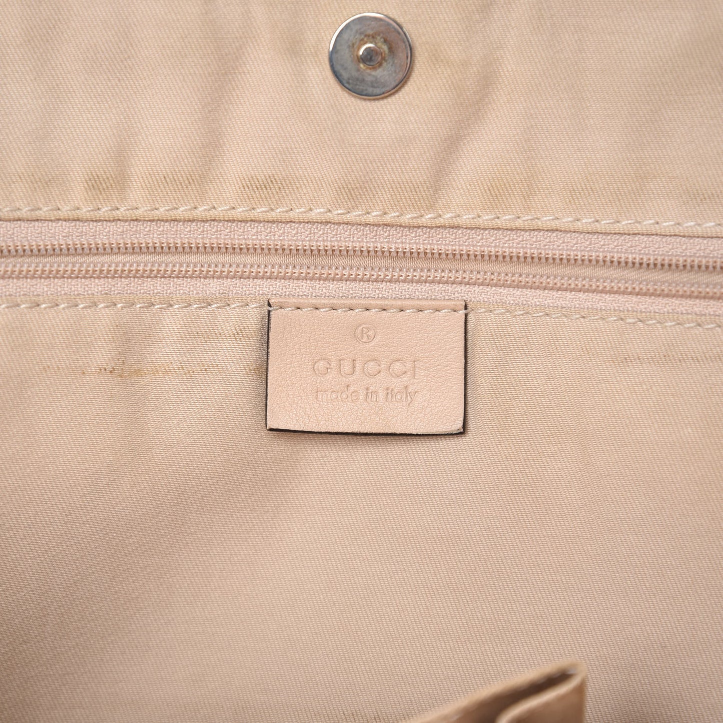 Monogram Medium New Britt Tote Beige