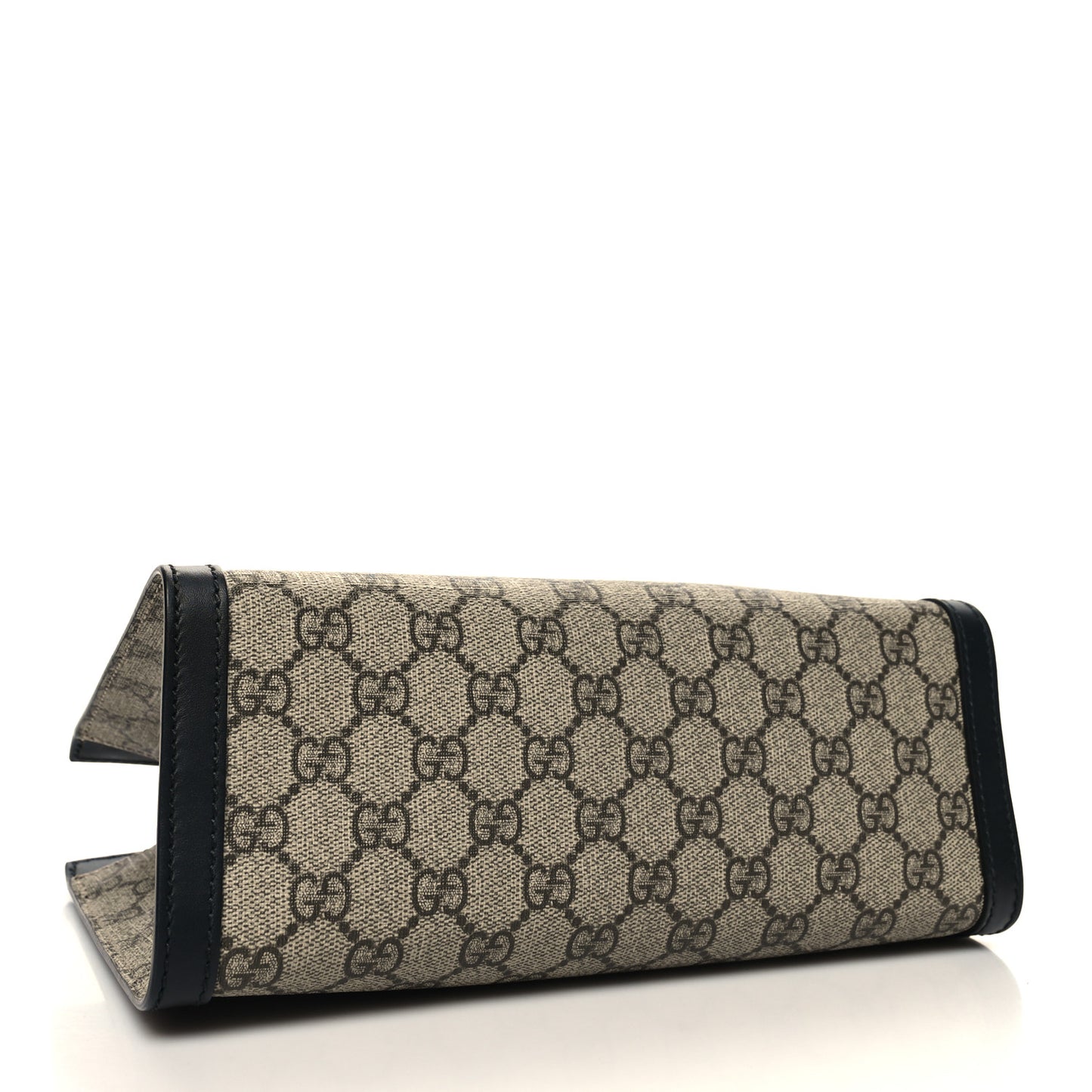 GG Supreme Monogram Small Padlock Tote Black