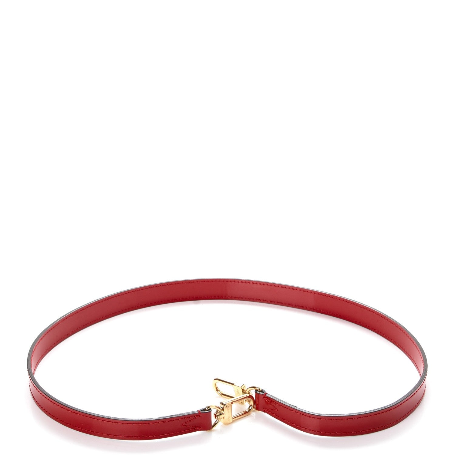 Louis Vuitton Patent 23mm Shoulder Strap Cherry 5 of 5