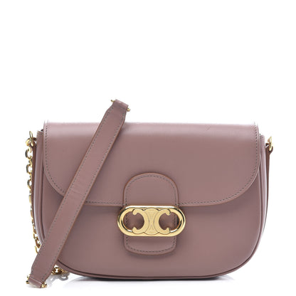 Celine Shiny Calfskin Medium Chain Maillon Triomphe Antique Rose 1 of 9