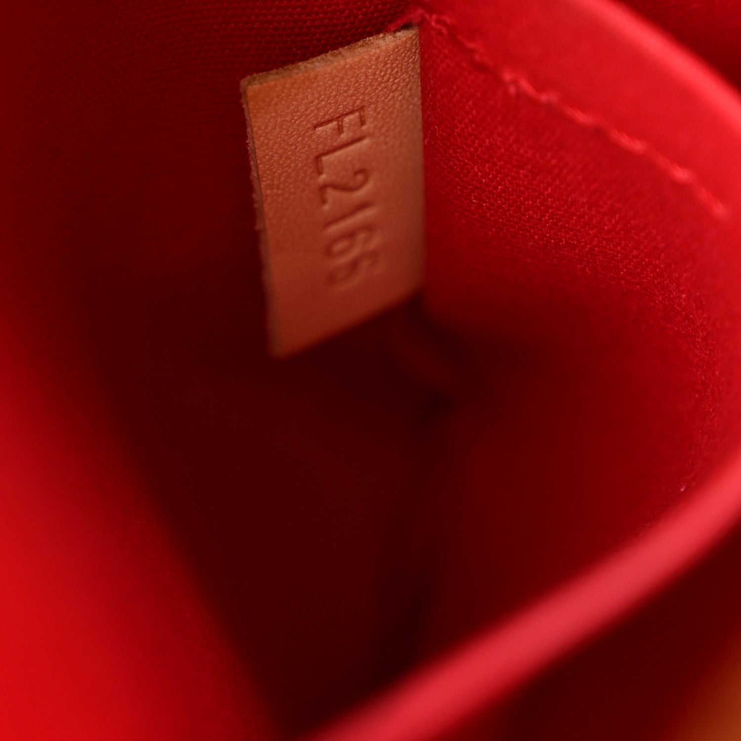Louis Vuitton Vernis Alma BB Cherry 6 of 11
