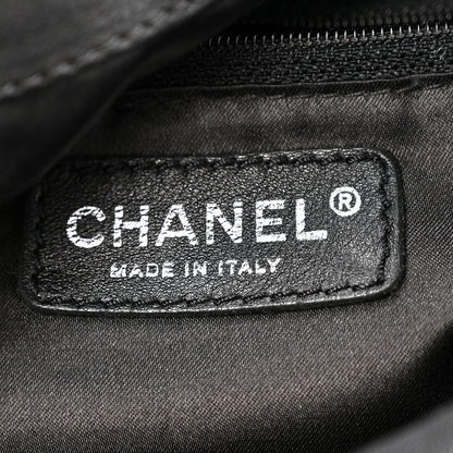 Chanel Calfskin Baby Coco Cabas Black Black 7 of 15