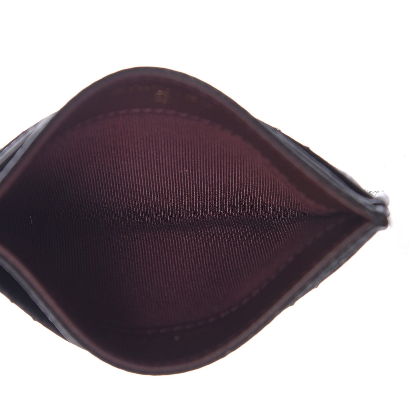 Caviar Quilted Card Holder Black