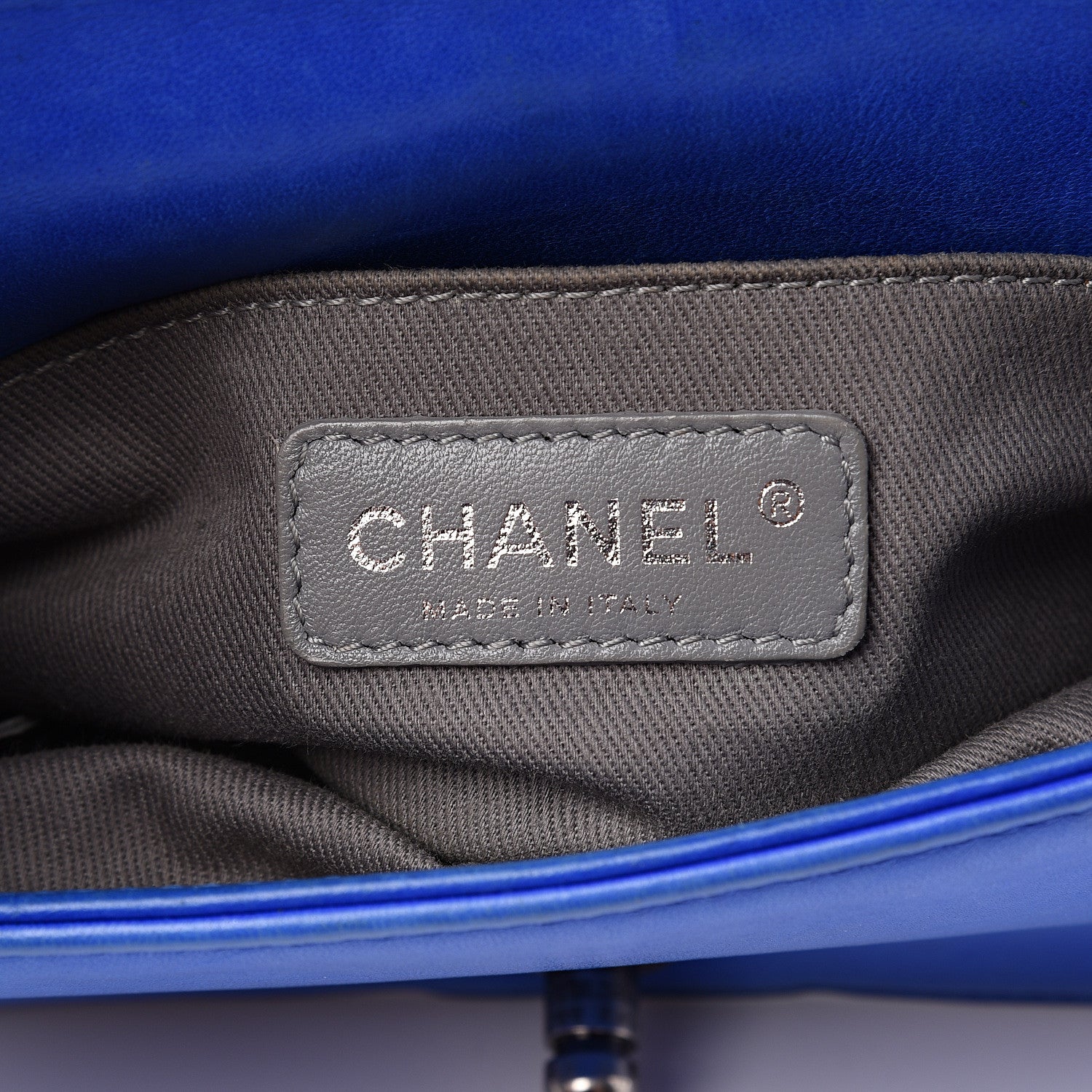 Chanel Velvet Quilted Small Boy Flap Blue 5 of 10