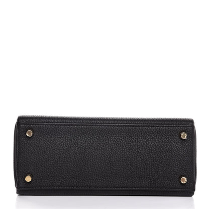 Hermes Togo Kelly Retourne 25 Black 7 of 36