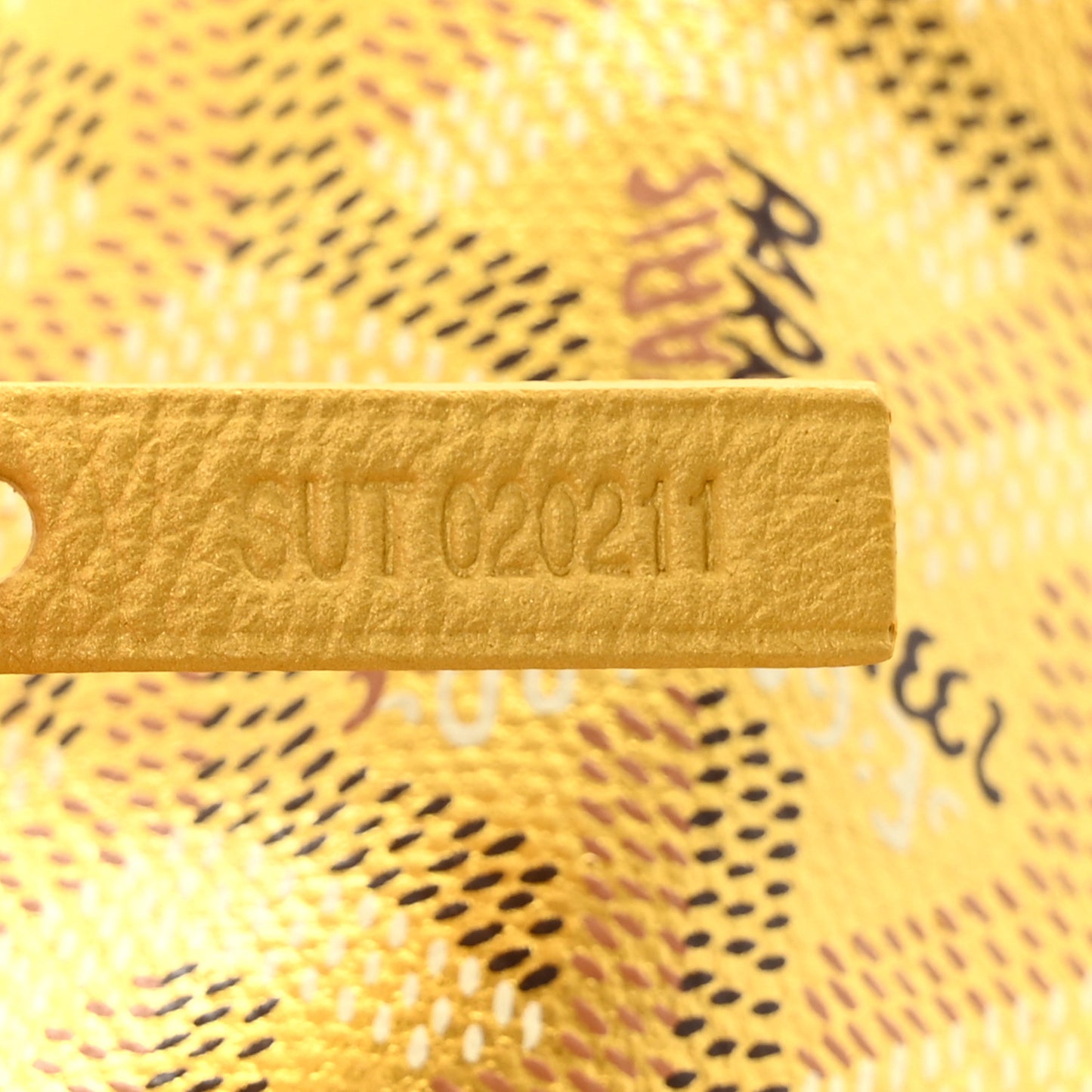 Goyardine Precious Metals Reversible Mini Anjou Gold