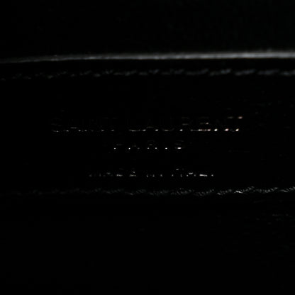 Saint Laurent Crinkled Lambskin Matelasse Monogram Baby Niki Chain Satchel Black 6 of 12