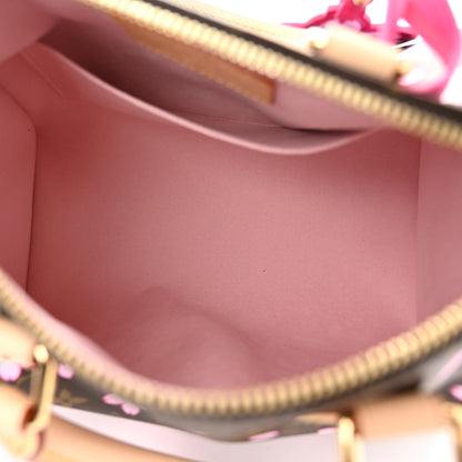 Louis Vuitton LV X TM Monogram Cherry Blossom Speedy Bandouliere 25 Sakura Brown 4 of 10