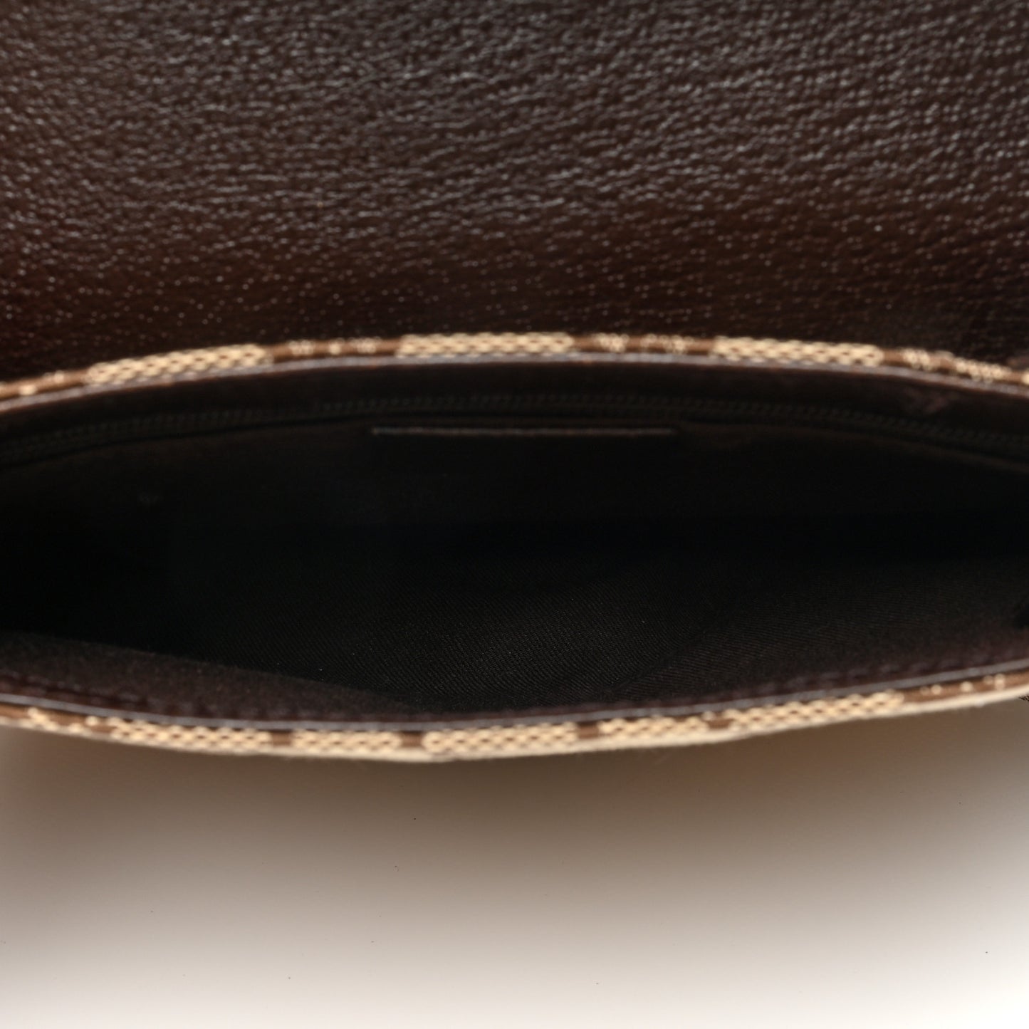Monogram Waist Pouch Bag Dark Brown