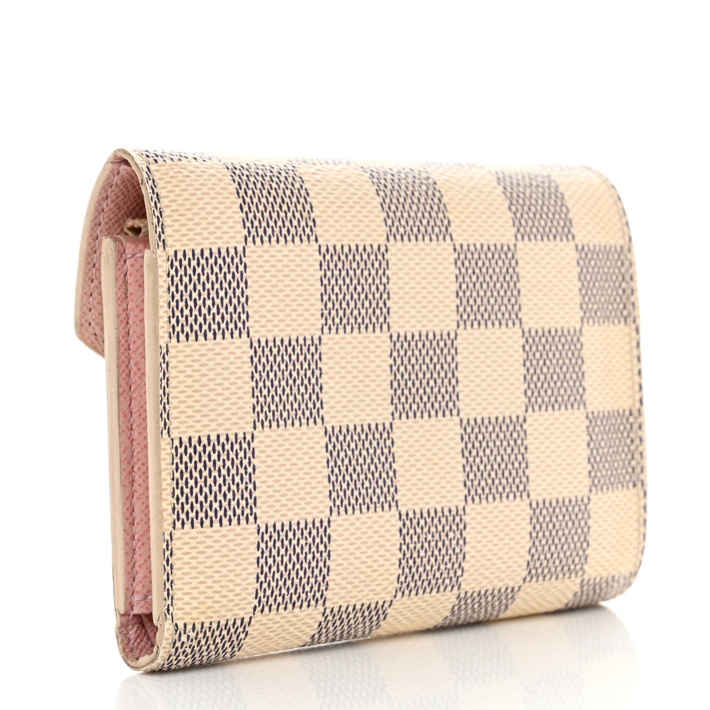 Damier Azur Victorine Wallet Rose Ballerine