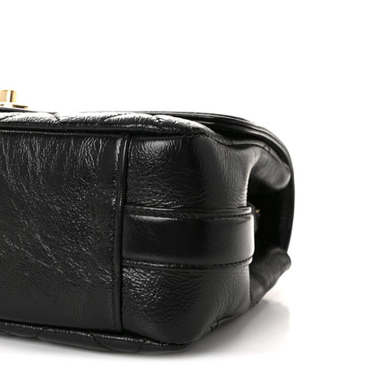 Chanel Crumpled Glazed Lambskin Quilted Small Flap Black 10 of 10