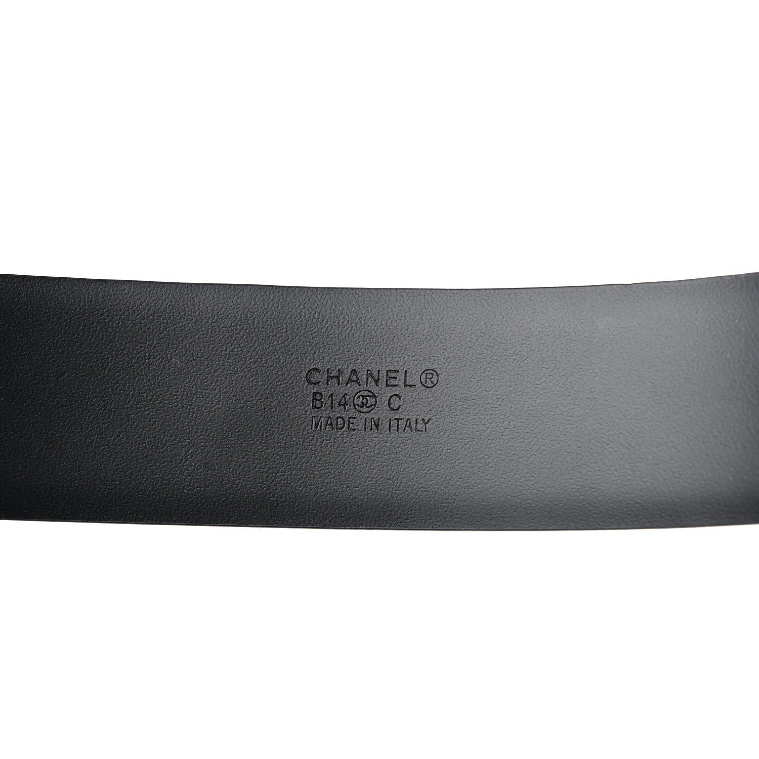 Chanel Patent Plexiglass CC Boy Belt 90 36 Black Beige 3 of 6