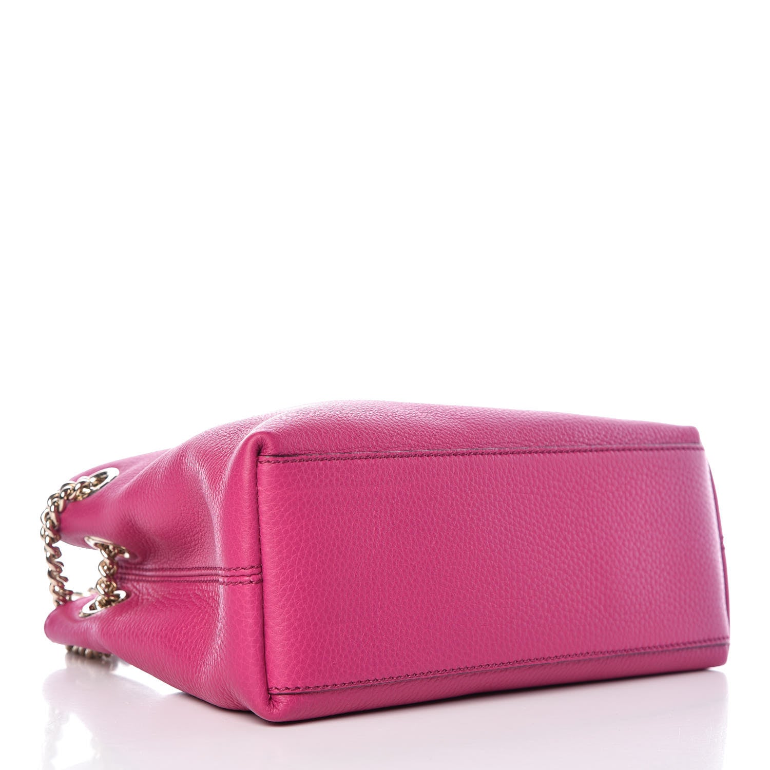Gucci Cellarius Calfskin Small Soho Chain Shoulder Bag Bright Bouganville 4 of 9