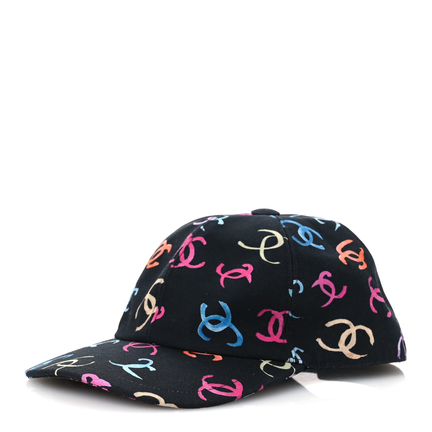 Cotton CC Cap Hat Black Multicolor