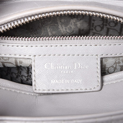 Christian Dior Lambskin Cannage Medium Lady Dior Grey 7 of 8