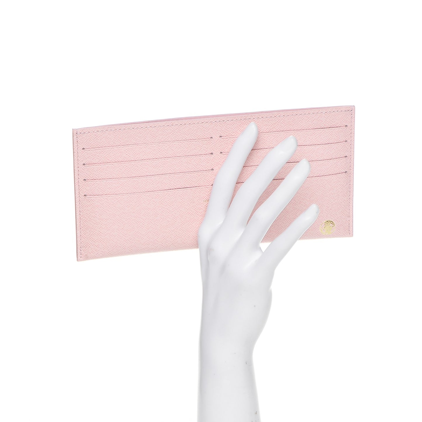 Calfskin Felicie Card Holder Insert Rose Ballerine