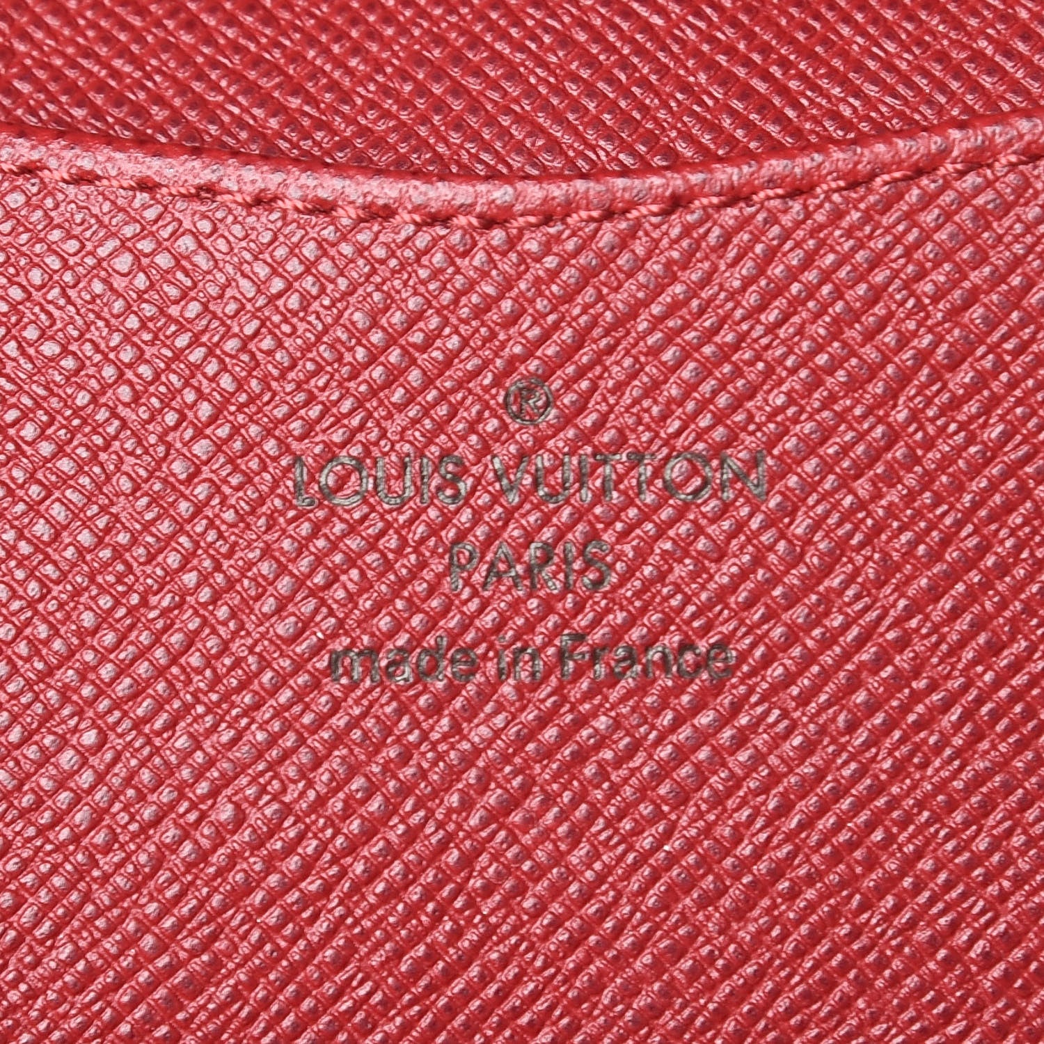 Louis Vuitton Monogram Josephine Wallet Red 7 of 13