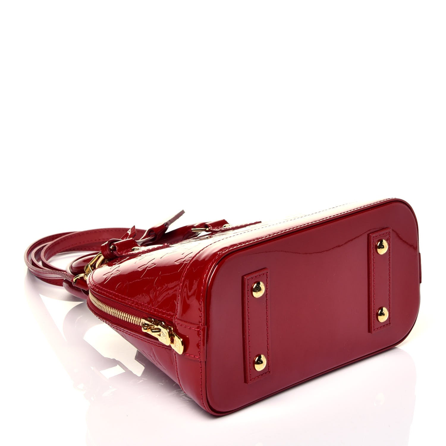 Louis Vuitton Vernis Alma BB Pomme D'Amour 4 of 9