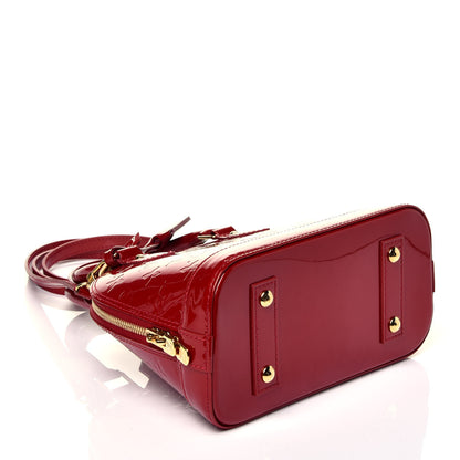 Louis Vuitton Vernis Alma BB Pomme D'Amour 4 of 9