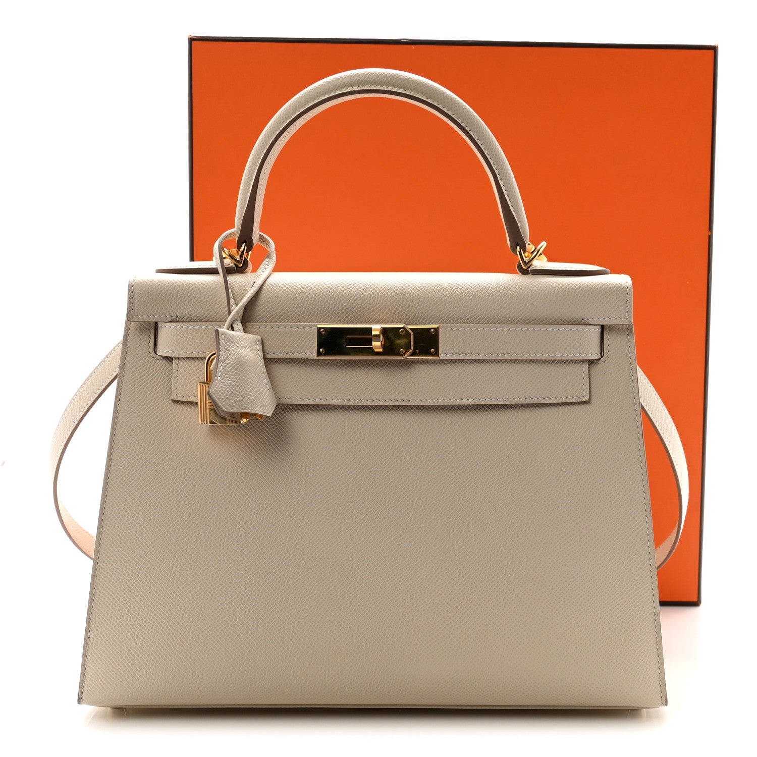 Hermes Epsom Kelly Sellier 28 Craie 10 of 10