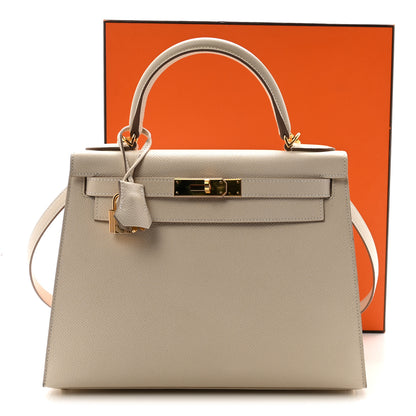 Hermes Epsom Kelly Sellier 28 Craie 10 of 10