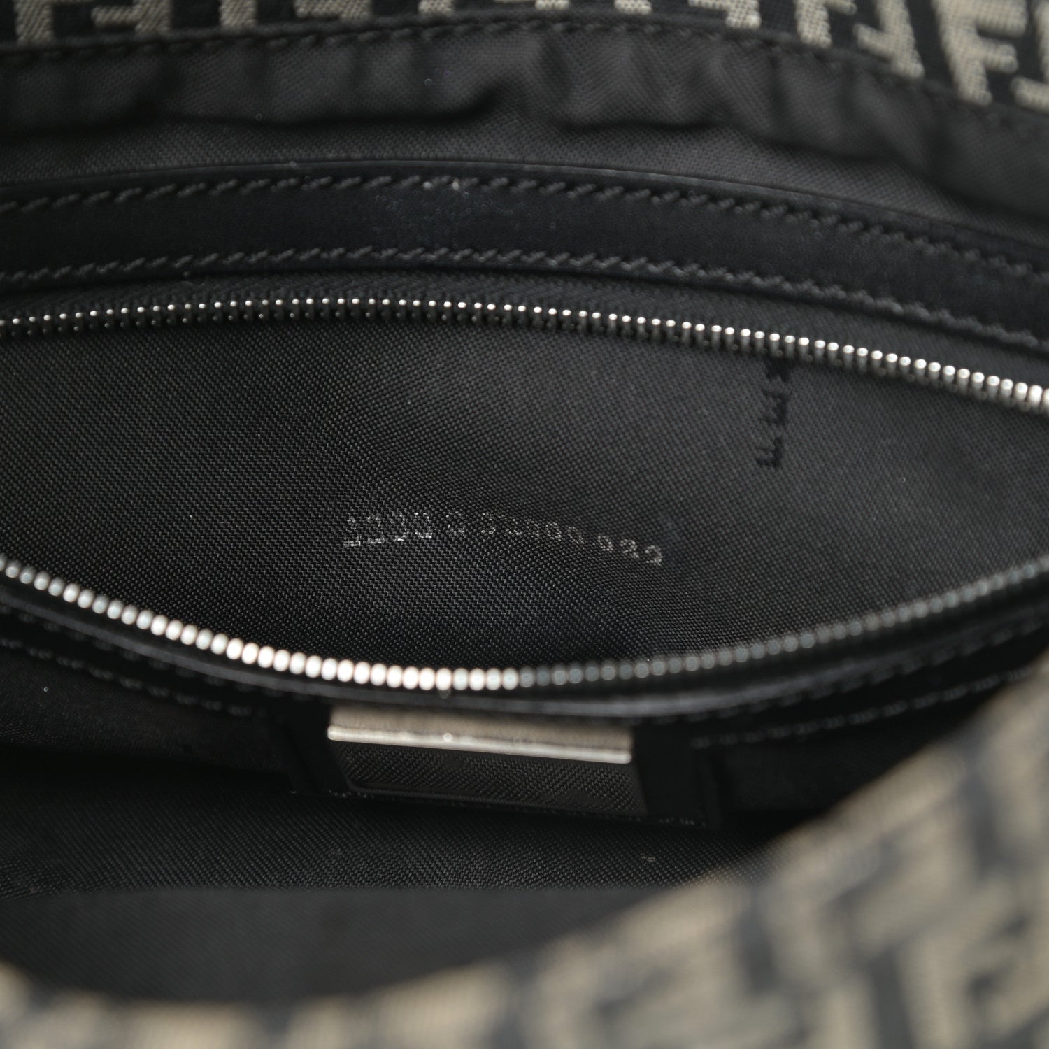 Fendi Zucchino Baguette Black 7 of 13