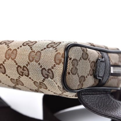 Gucci Monogram Belt Bag Dark Brown 9 of 10
