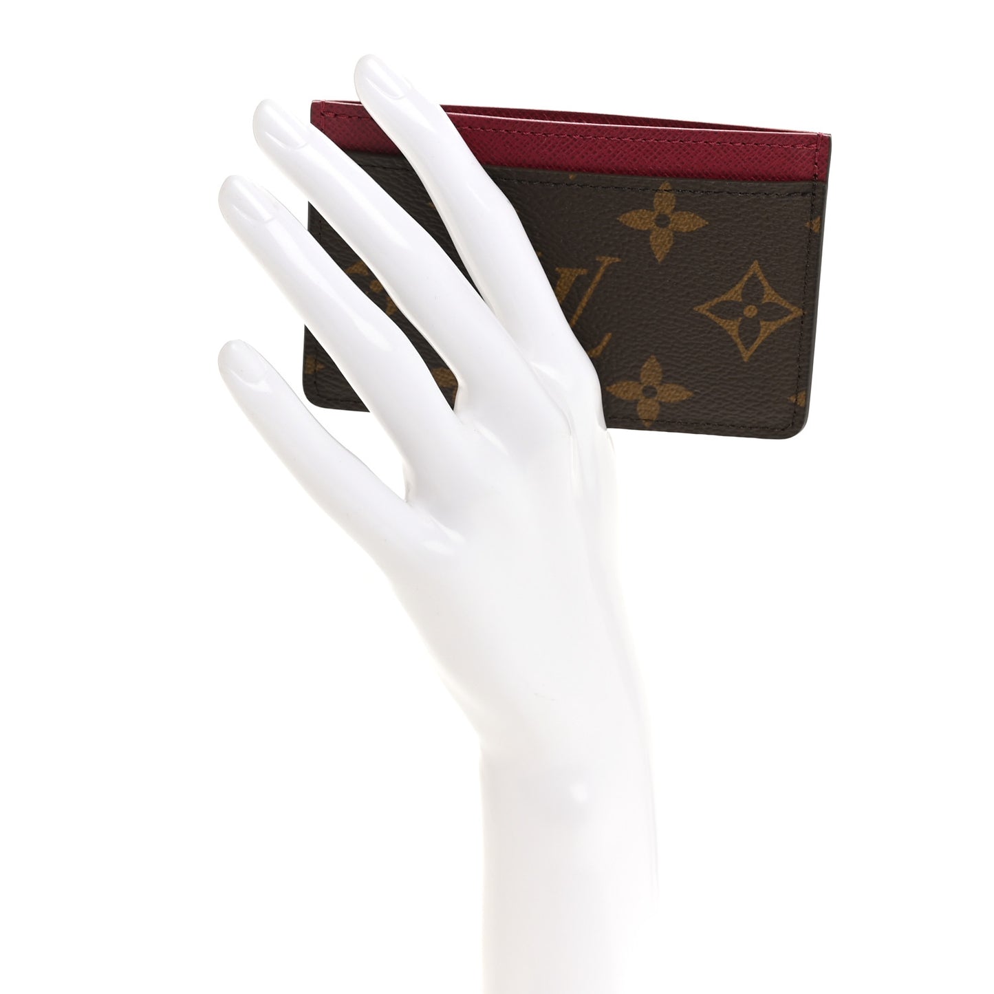 Monogram Card Holder Fuchsia