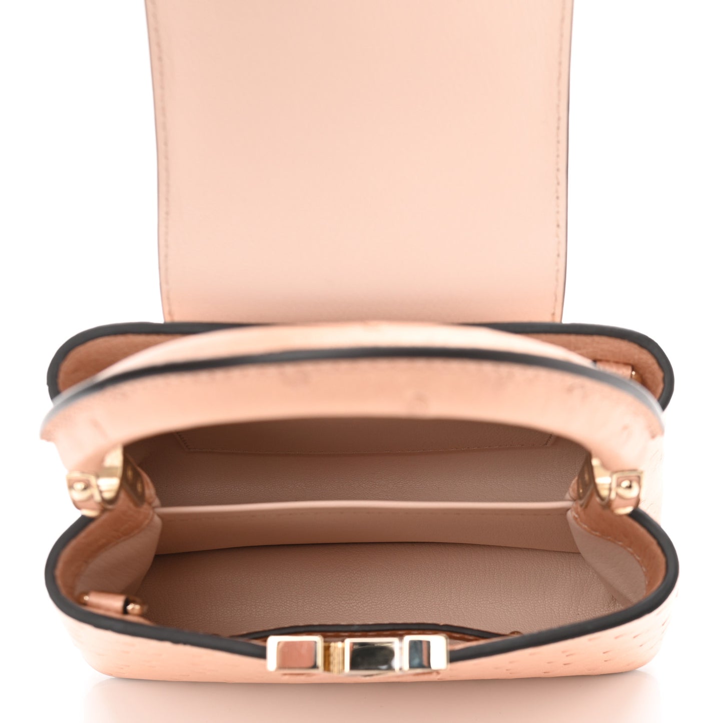 Ostrich Capucines Mini Rose Champagne