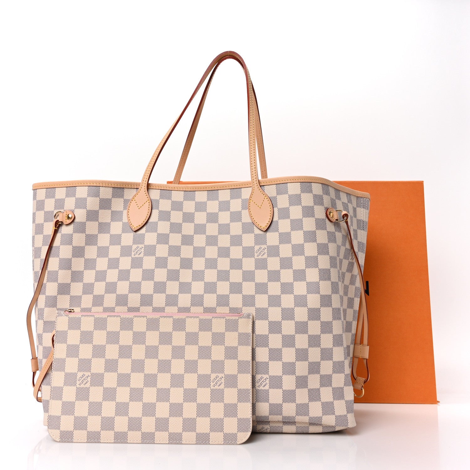 Louis Vuitton Damier Azur Neo Neverfull GM Rose Ballerine 11 of 11