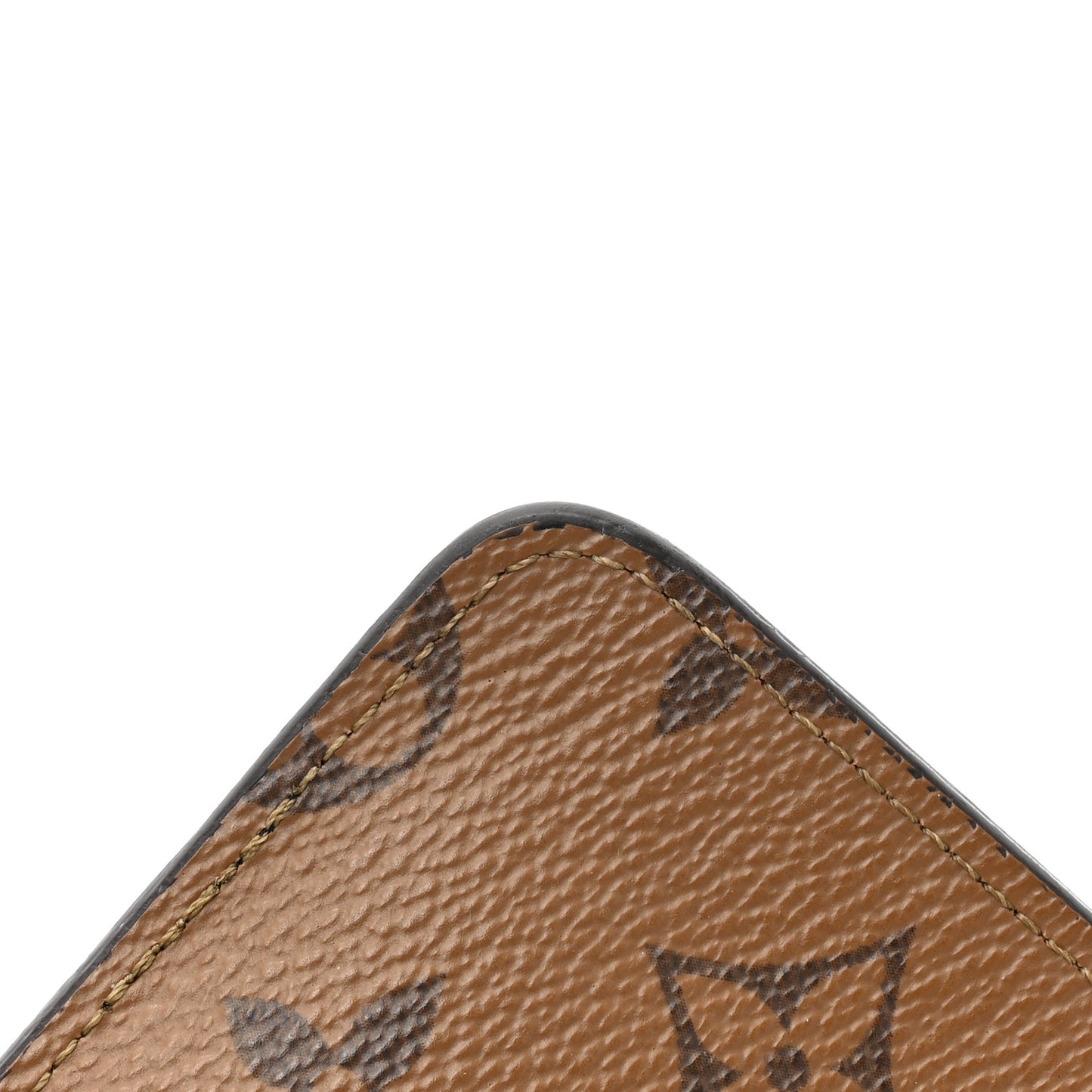 Reverse Monogram Zipped Romy Card Holder