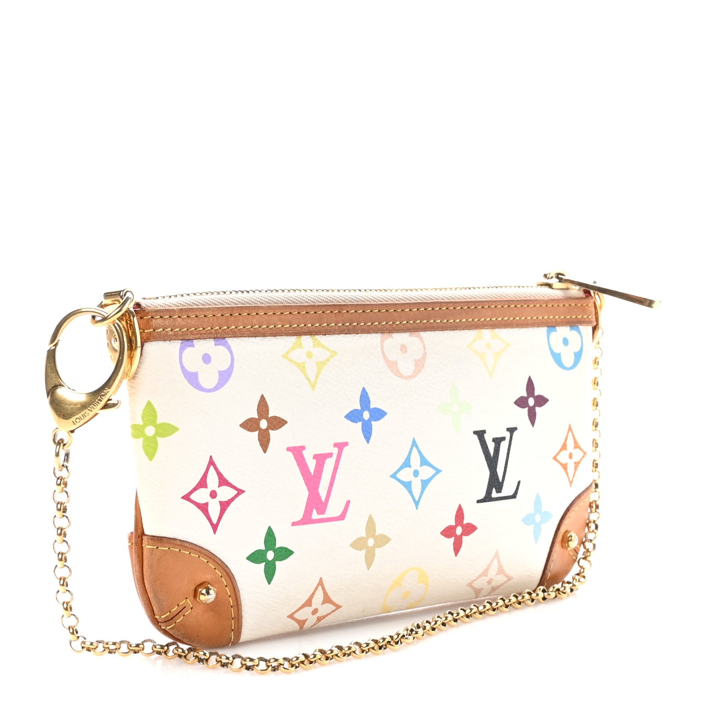 Monogram Multicolor Pochette Milla MM White