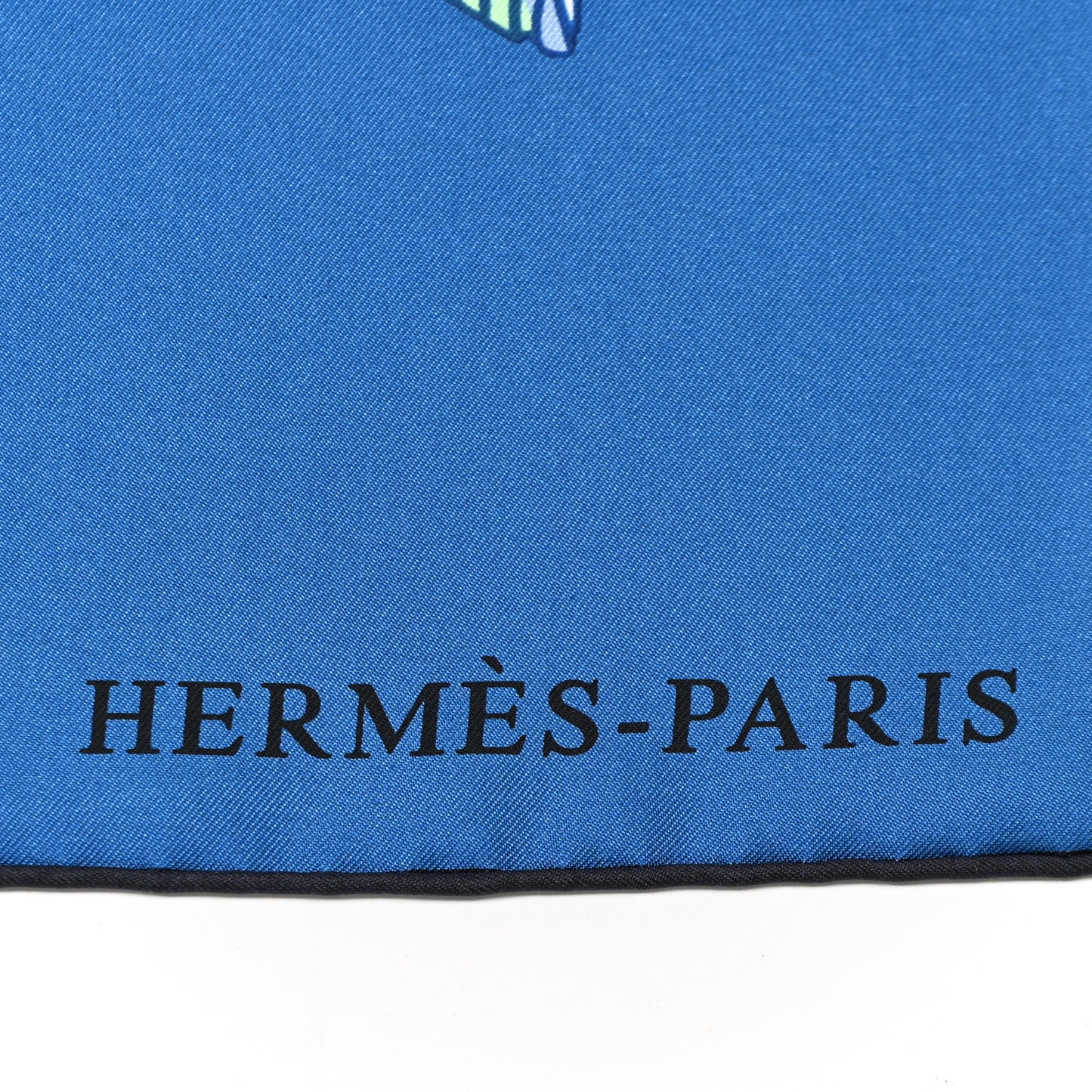 Silk Giant Toucans De Paradis Scarf 140 Bleu Cobalt Orange