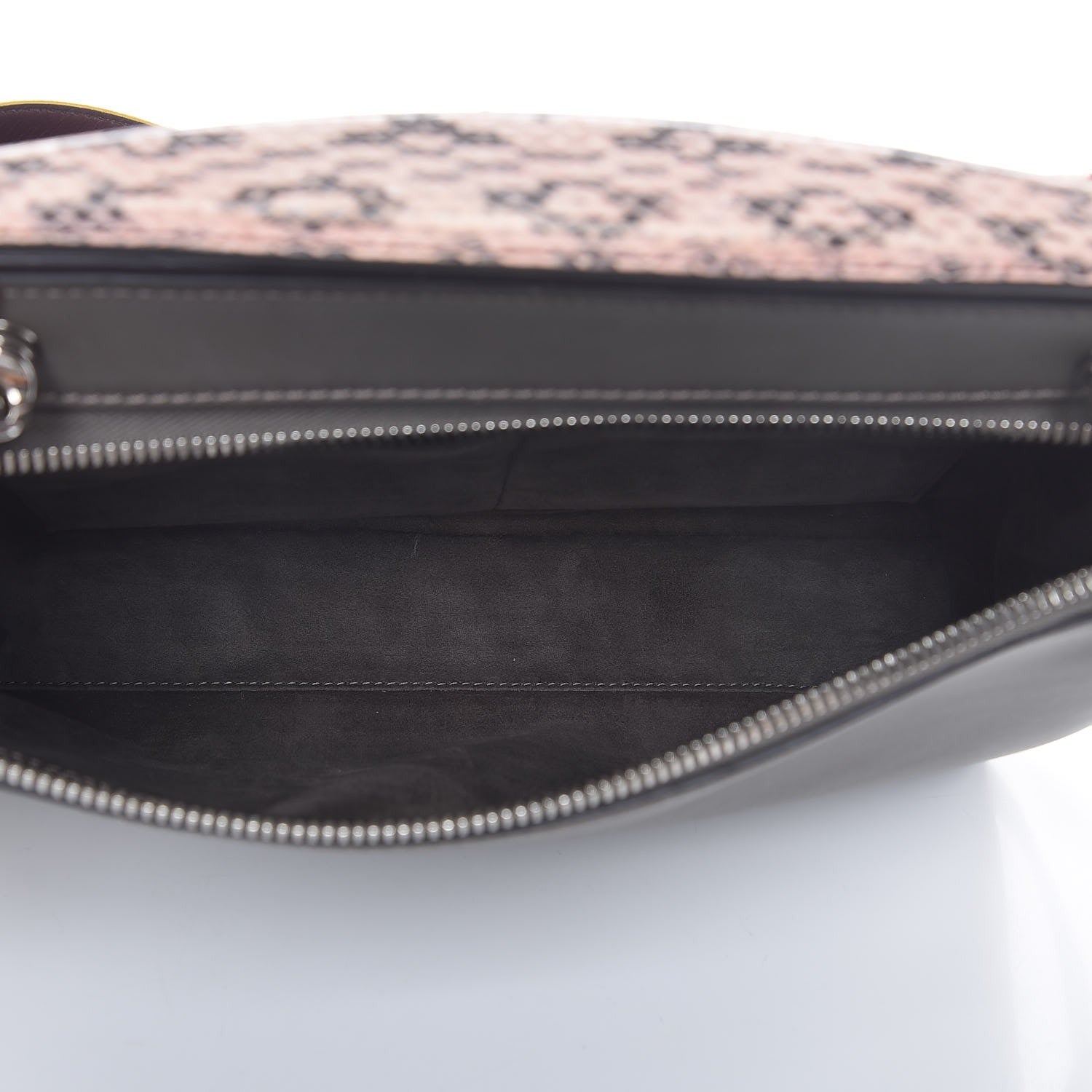 Fendi Vitello Baltico Dolce Elaphe DotCom Satchel Carbone Ramar Multicolor 7 of 9