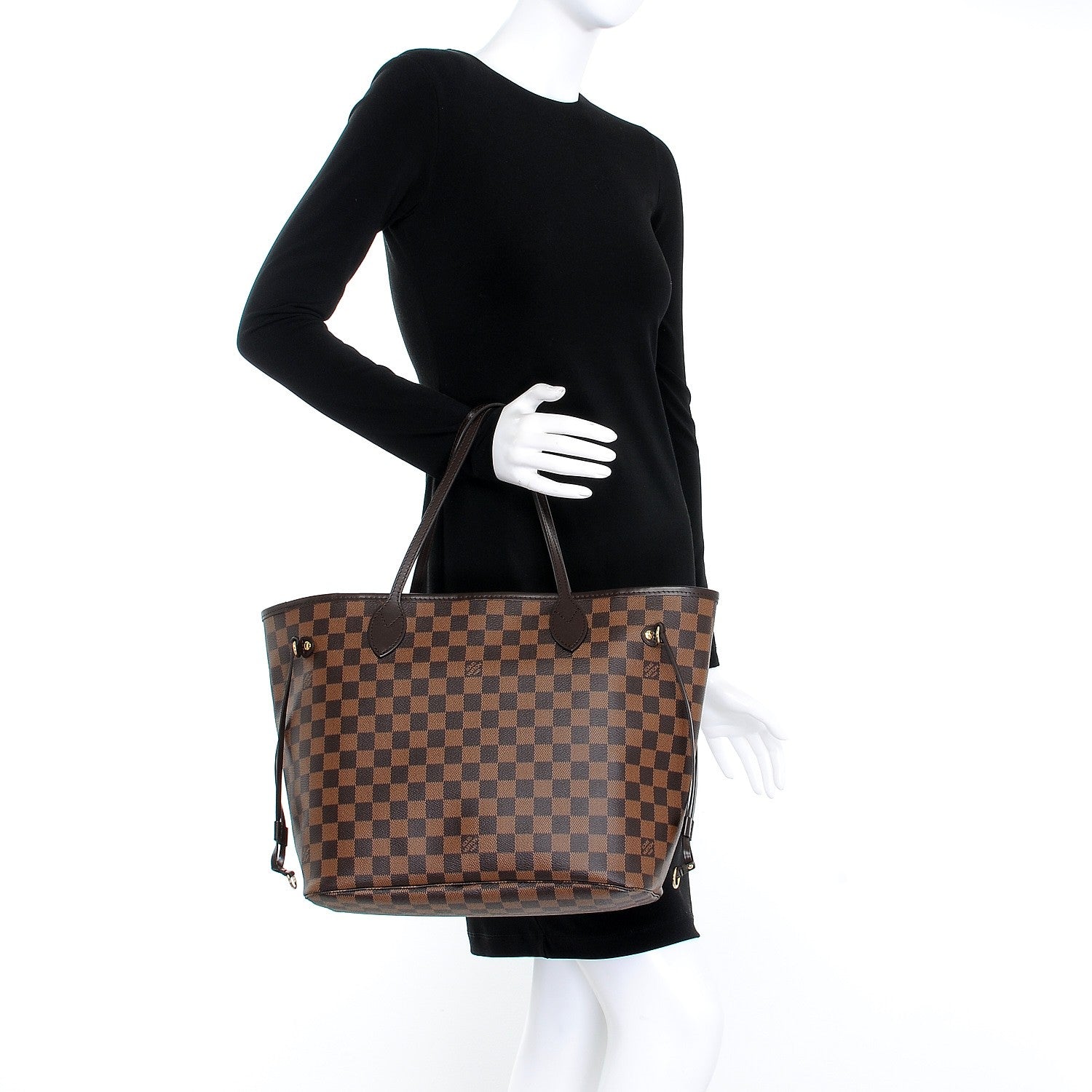 Louis Vuitton Damier Ebene Neo Neverfull MM 2 of 10