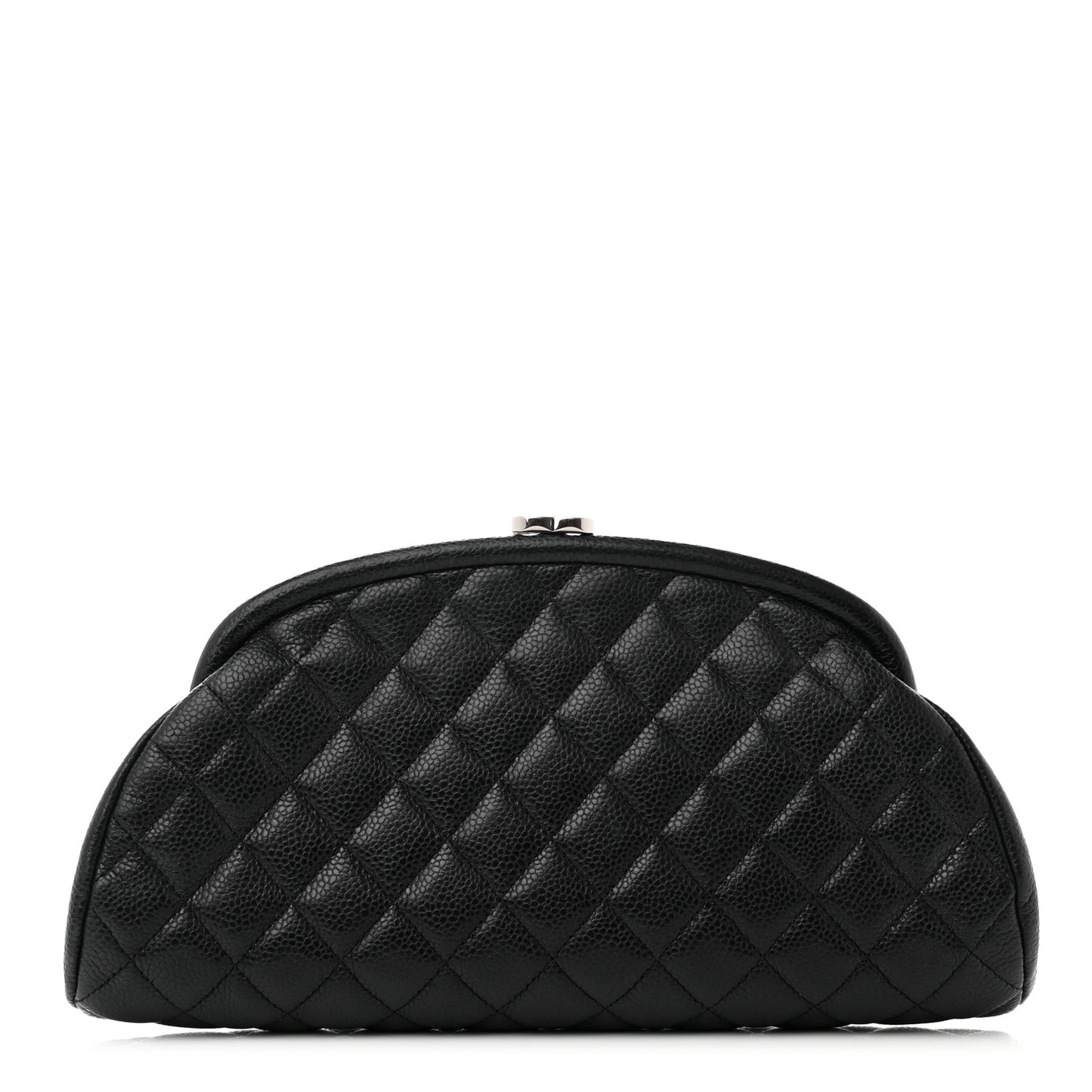 Caviar Quilted Timeless Clutch Black