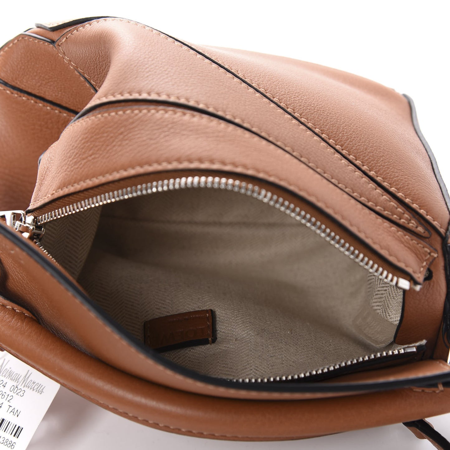 Calfskin Mini Puzzle Bag Tan