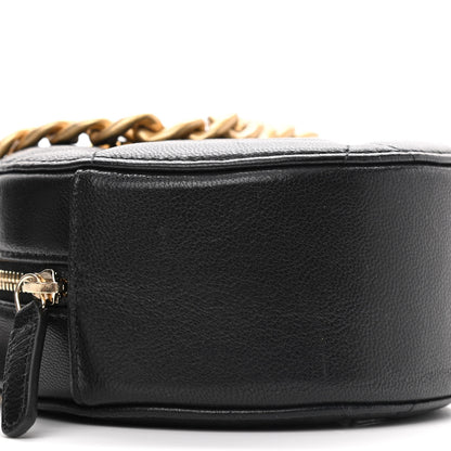 Chanel Lambskin Quilted Chanel 19 Round Clutch With Chain Black 9 of 11