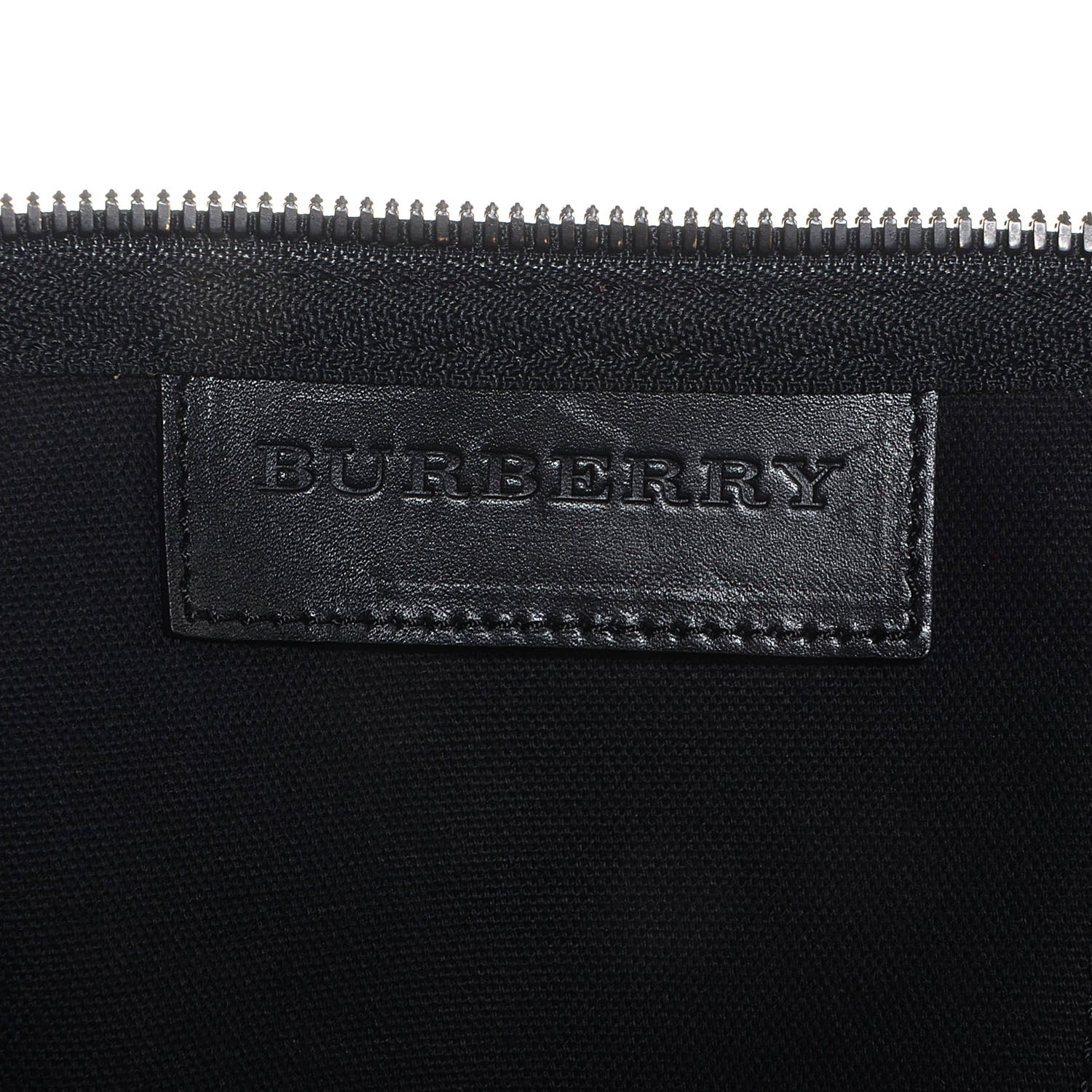 Burberry Haymarket Check Duffle Bag Dark Brown 6 of 7