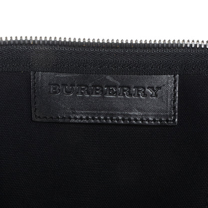 Burberry Haymarket Check Duffle Bag Dark Brown 6 of 7