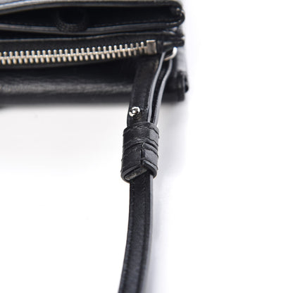 Saint Laurent Calfskin Monogram Tri Pocket Crossbody Bag Black 11 of 11