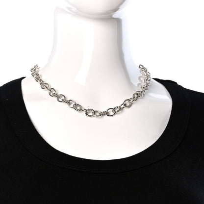 David Yurman Sterling Silver 10mm Medium Oval Link Necklace 2 of 5