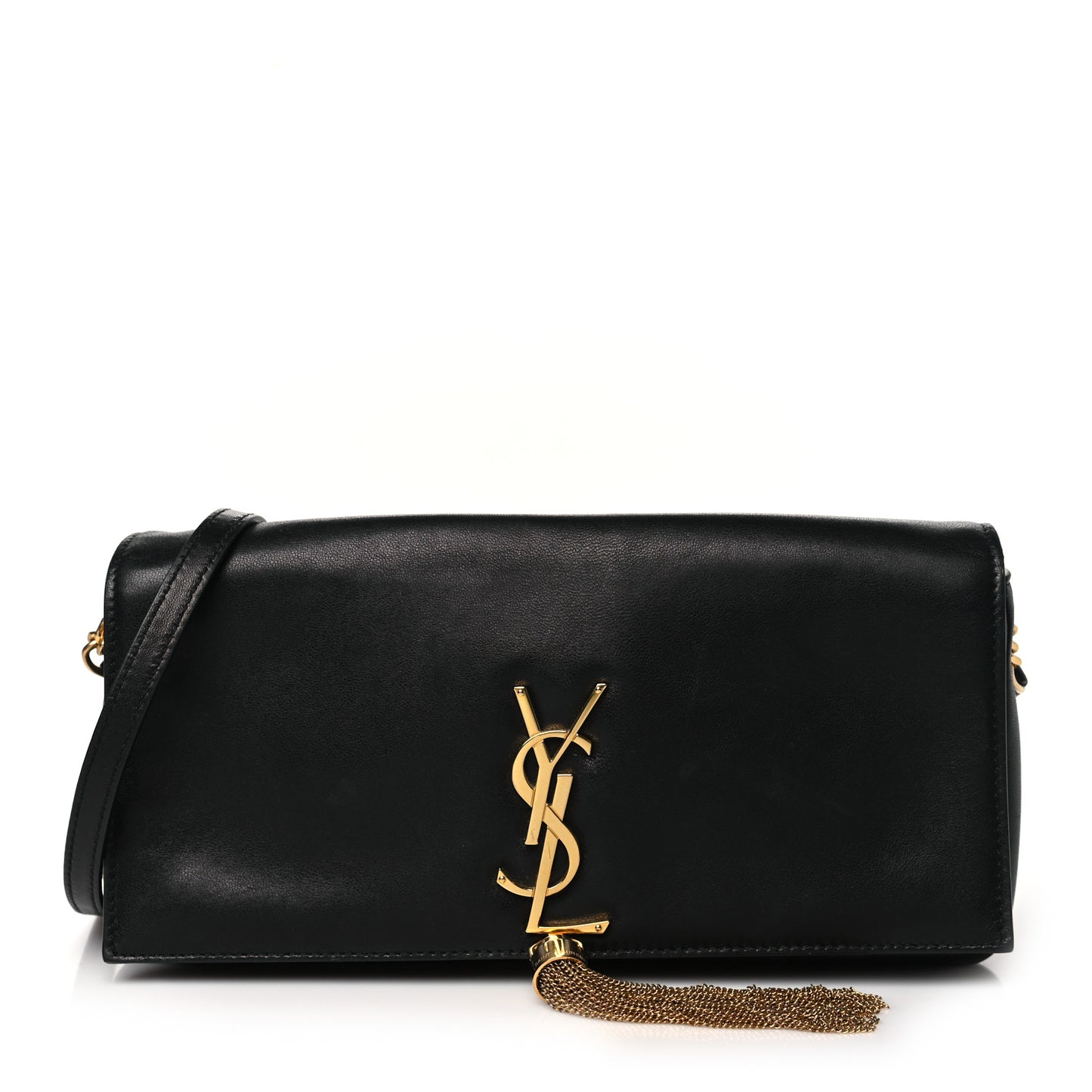 Lambskin Monogram Tassel Kate 99 Black