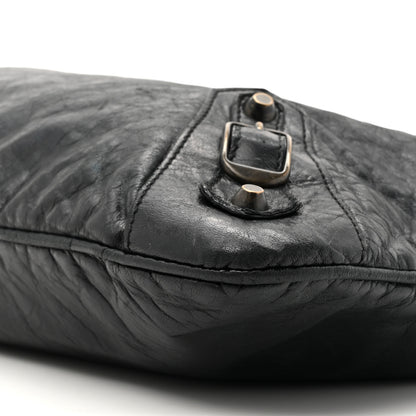 Balenciaga Agneau Classic Hardware Flat Messenger Black 10 of 11