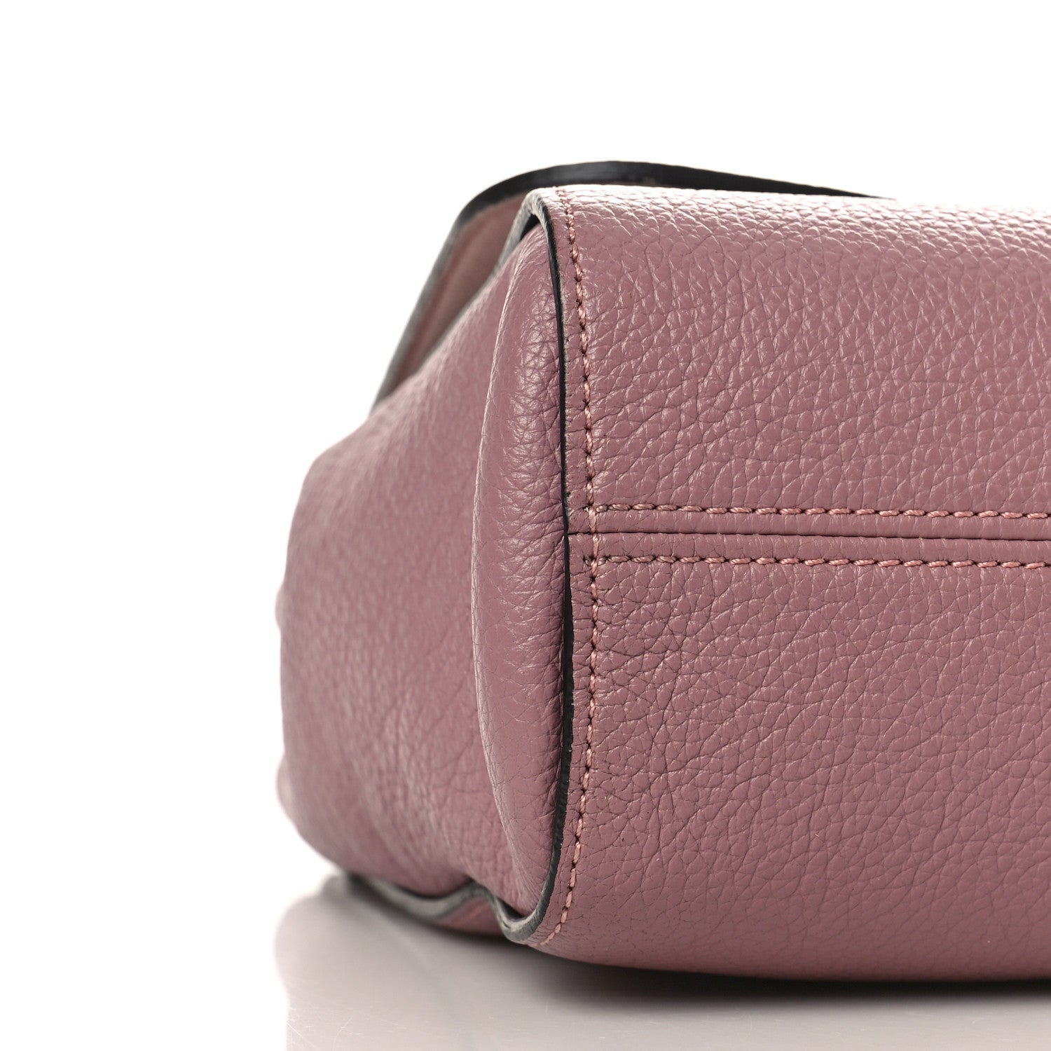 Mulberry Calfskin Goat Medium Lily Flap Dark Blush 6 of 8