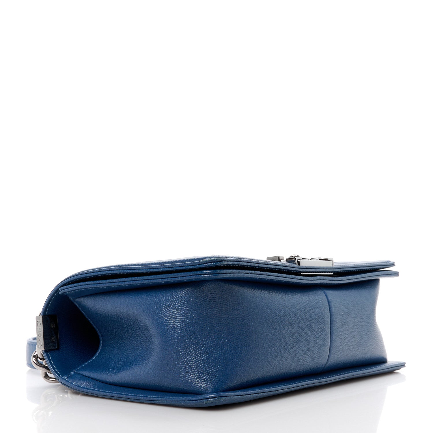 Chanel Caviar Quilted Medium Boy Flap Blue 4 of 11