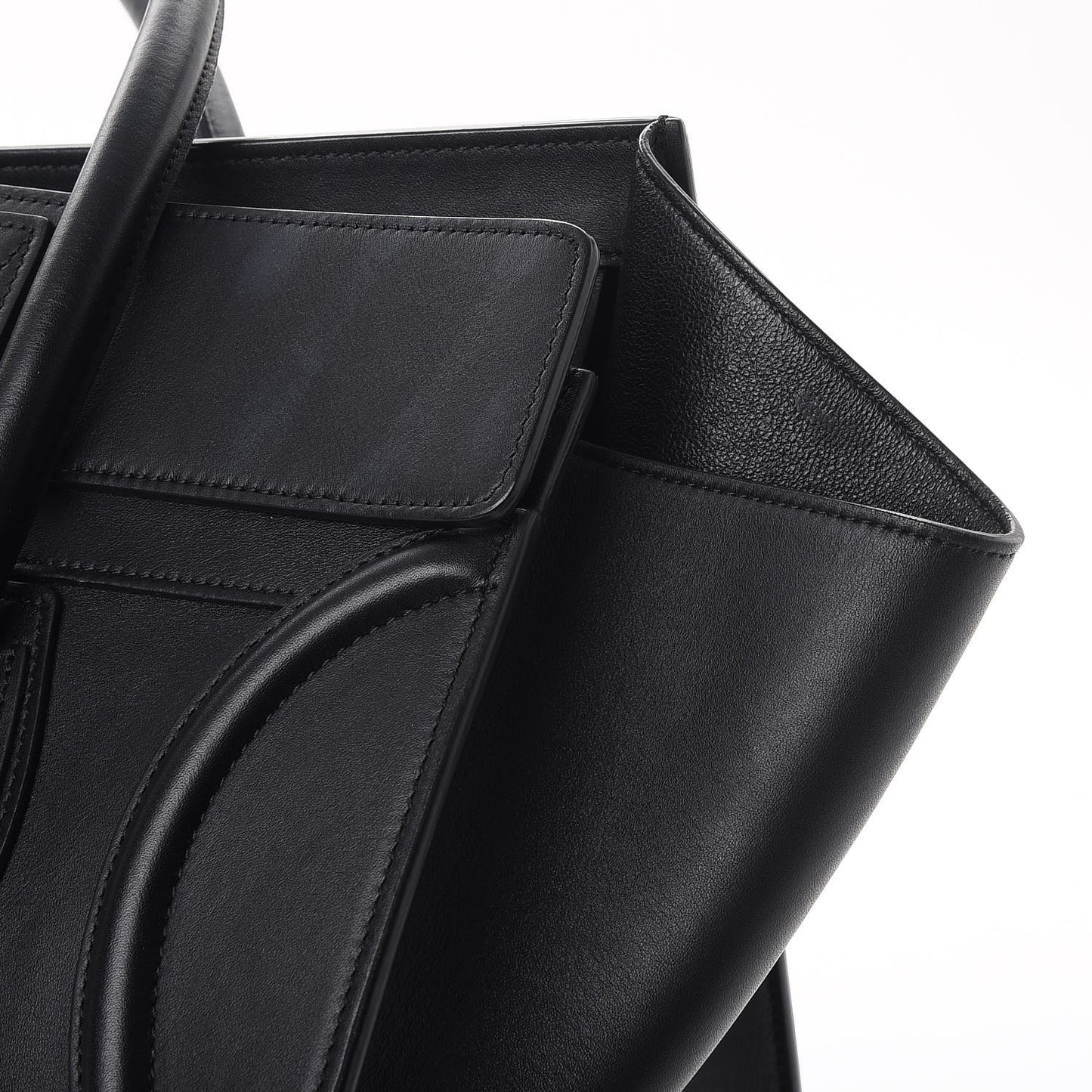 Smooth Calfskin Mini Luggage Black