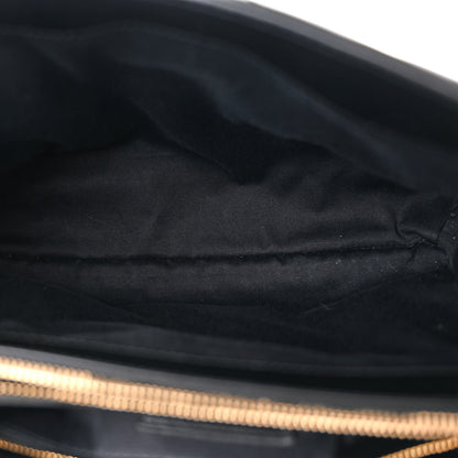 Saint Laurent Calfskin Y Quilted Monogram Monochrome Medium Loulou Chain Satchel Black 5 of 10