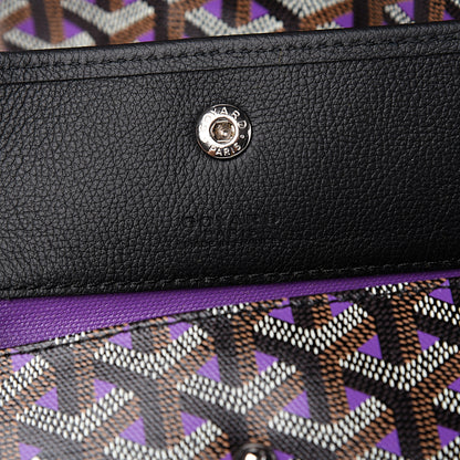 Goyard Goyardine Saint Louis Claire Voie PM Black Violet 6 of 10
